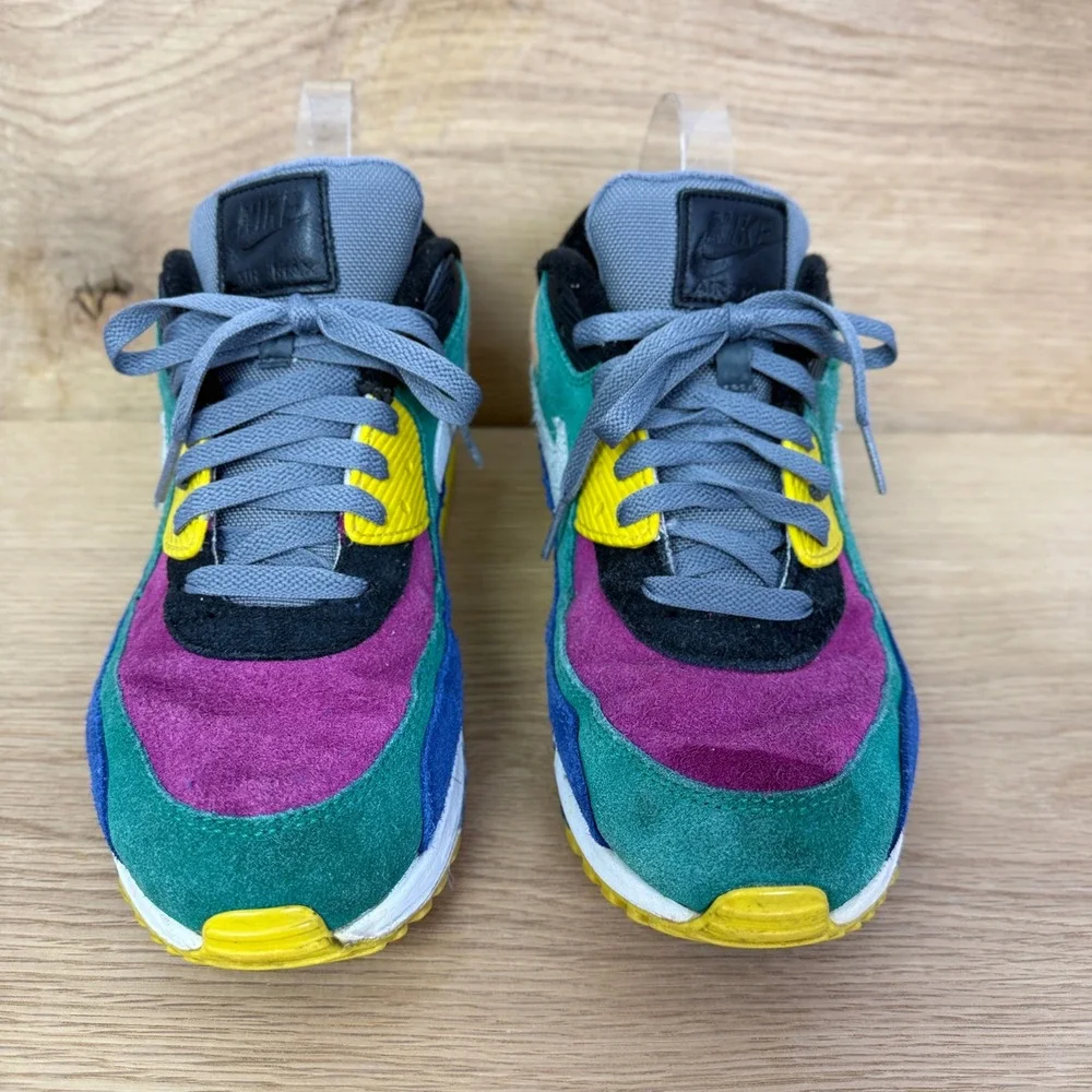 Nike Air Max 90 Running‎ Shoes Sneakers Multi Color Mens Size 9 CD0917-300
